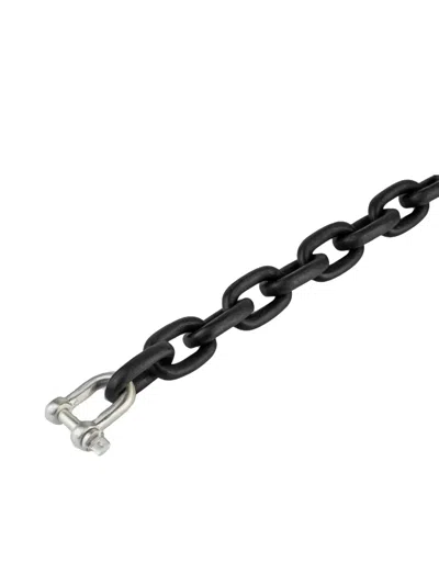 Parts Of Four Sterling Silver Charm Necklace In Black