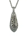Parts Of Four Sterling Silver Chrysalis Diamond Necklace In Brown