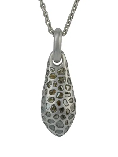 Parts Of Four Sterling Silver Chrysalis Diamond Necklace In Brown