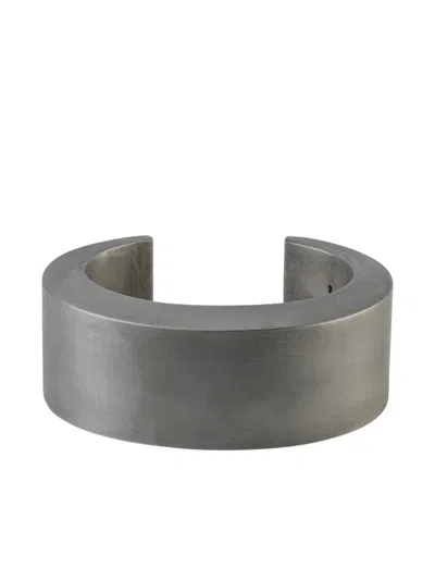 Parts Of Four Sterling-silver Crescent Bracelet In Metallic