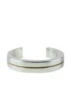 Parts Of Four Sterling Silver Crescent Crevice Bracelet In Metallic