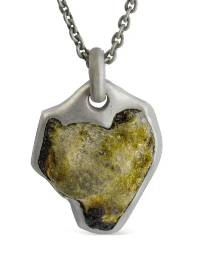 Parts Of Four Halos Zincite Necklace In Silver