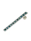 Parts Of Four Sterling-silver Plate Diamond Earring In Metallic