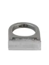 Parts Of Four Sterling Silver Plate Single Quartz Ring In Silver