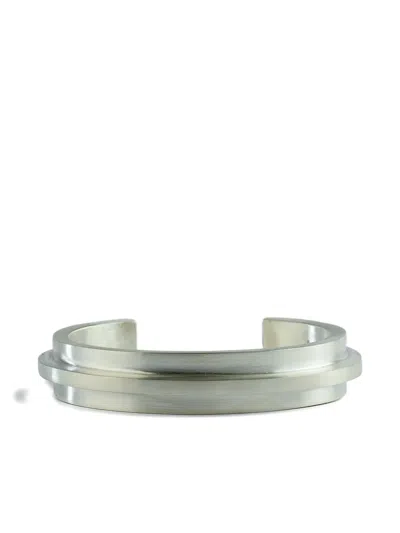 Parts Of Four Sterling Silver Reduced Crescent Cuff Bracelet