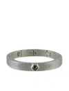 Parts Of Four Sterling Silver Sistema Black Diamond Bracelet In 银色