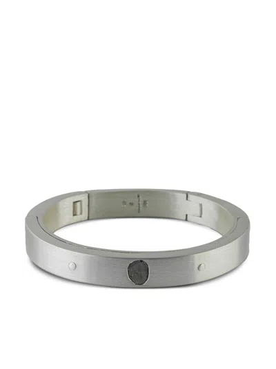 Parts Of Four Sterling Silver Sistema Diamond Bracelet