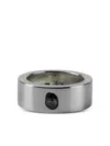 Parts Of Four Sterling Silver Sistema Diamond Ring In Silver