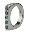 Parts Of Four Sistema Ring Aus Sterlingsilber Mit Diamant In Black