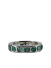 Parts Of Four Sistema Ring Aus Sterlingsilber Mit Smaragd In Black