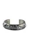 Parts Of Four Sterling-silver Sistema Pearl-flush Bracelet In Gray