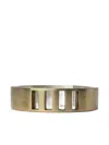 Parts Of Four Sterling Silver Sistema Punchout Bracelet In Gold