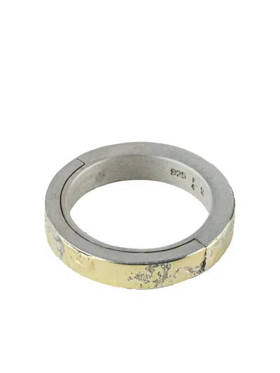 Parts Of Four Sterling Silver Sistema Ring In Gold