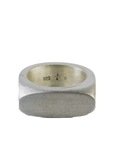 Parts Of Four Sterling Silver Sistema Ring In Metallic