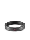 Parts Of Four Sterling Silver Sistema Ruby Ring In 黑色