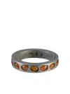 Parts Of Four Sterling Silver Sistema Sapphire Ring In Metallic