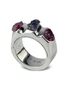 Parts Of Four Sistema Sterlingsilberring Mit Saphir In Silver