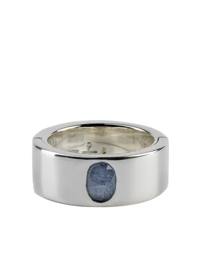 Parts Of Four Sterling-silver Sistema Tanzanite Ring In Metallic
