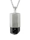 Parts Of Four Sterling Silver Talisman Garnet Necklace In Metallic