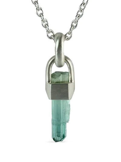Parts Of Four Sterling Silver Talisman Indicolite Necklace