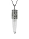 Parts Of Four Sterling Silver Talisman Quartz And Diamond Necklace In Silver