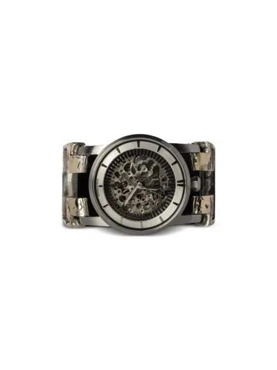 Parts Of Four Studded Skeleton 42mm In Gray