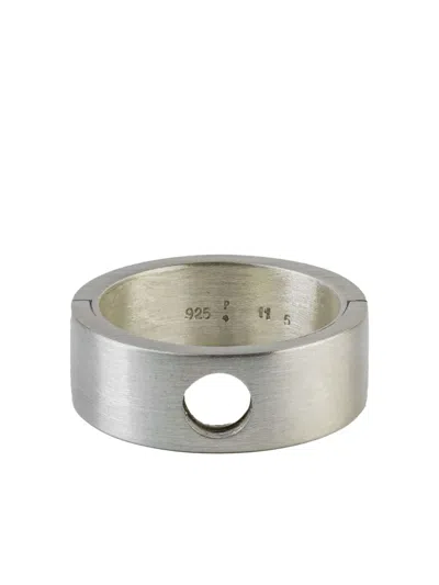 Parts Of Four Subtraction Bore Ring In Silver