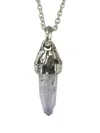 Parts Of Four Talisman-halskette Mit Amethyst In Metallic