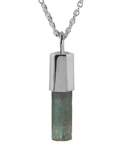 Parts Of Four Talisman Aquamarine Necklace In Green