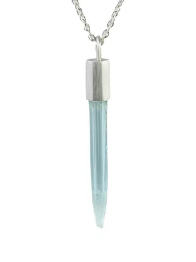 Parts Of Four Talisman Aquamarine Pendant Necklace In Brown