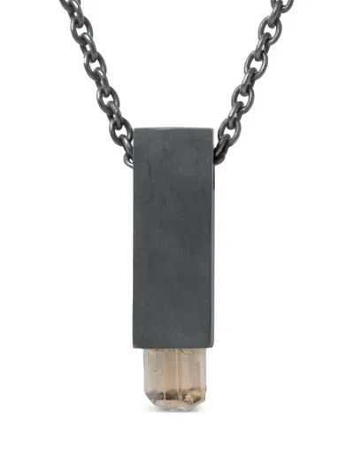 Parts Of Four Talisman Cuboid Necklace In Black