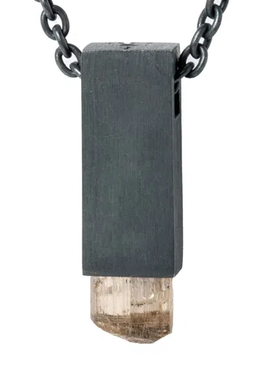 Parts Of Four Talisman Cuboid Necklace In Black