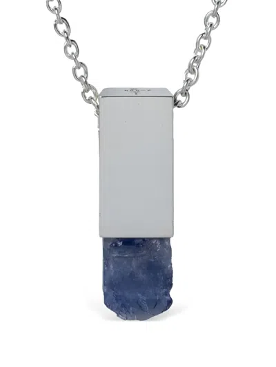 Parts Of Four Talisman Cuboid Necklace In Silver