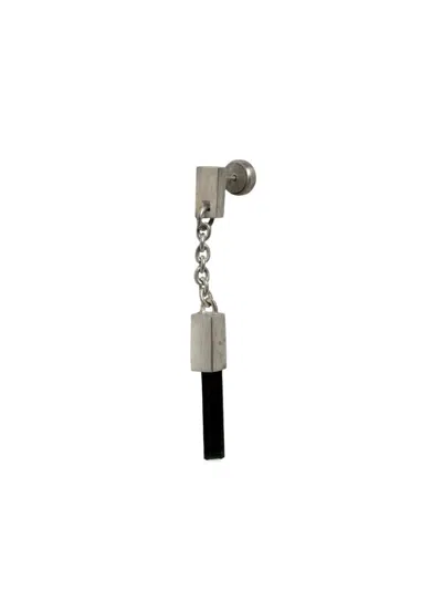 Parts Of Four Talisman Dangle Earring In Silver