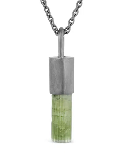 Parts Of Four Talisman Halskette Aus Sterlingsilber Mit Turmalin In Green