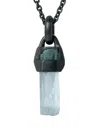 Parts Of Four Talisman Necklace In Black