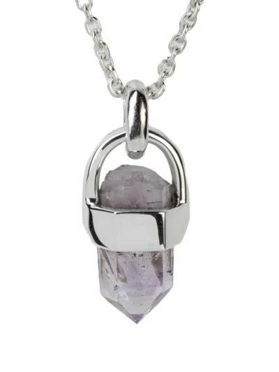 Parts Of Four Talisman Necklace In Metallic