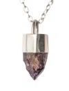 Parts Of Four Talisman Necklace In Silver