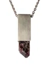 Parts Of Four Talisman Necklace In Silver