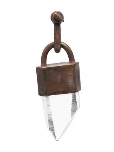 Parts Of Four Talisman Padlock Charm In Metallisch