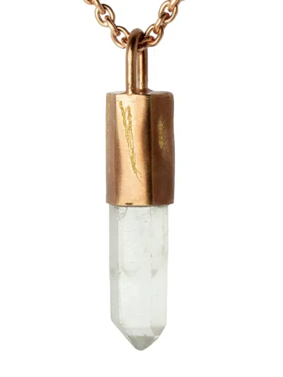 Parts Of Four Talisman Pendant Necklace In Gold