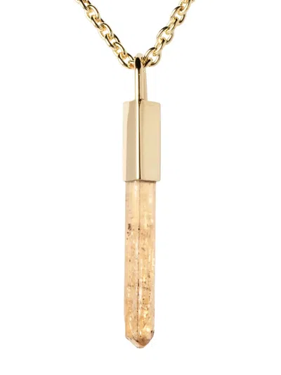 Parts Of Four Talisman Pendant Necklace In Gold
