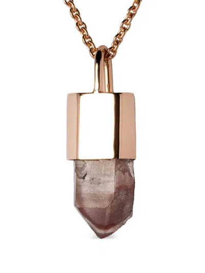 Parts Of Four Talisman Pendant Necklace In Gold