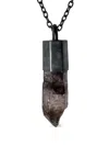 Parts Of Four Talisman Pendant Necklace In Silver