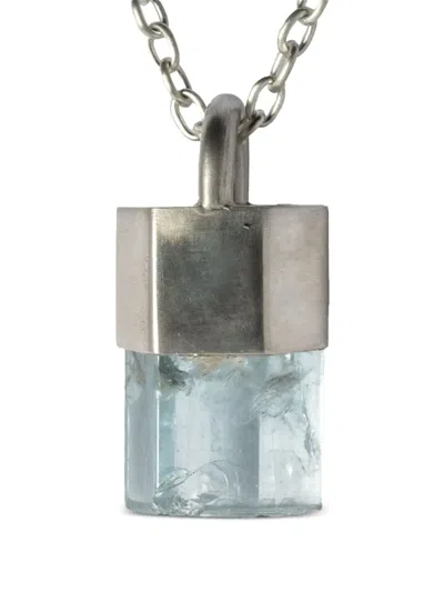 Parts Of Four Talisman Pendant Necklace In Silver