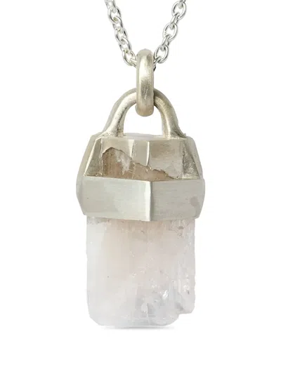 Parts Of Four Talisman Pendant Necklace In Silver