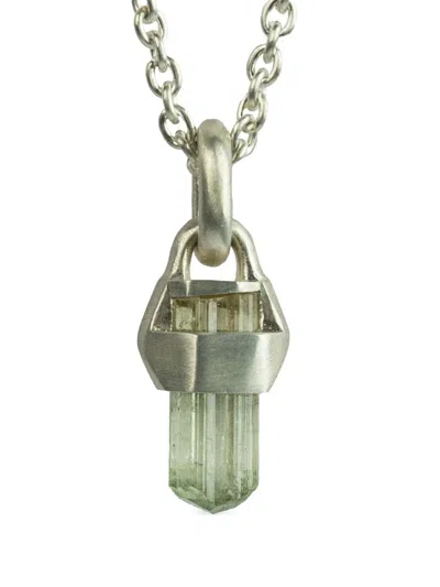 Parts Of Four Talisman Pendant Necklace In Silver