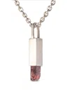 Parts Of Four Talisman Specimen Necklace In Silver