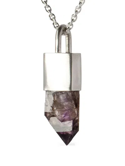 Parts Of Four Talisman Specimen Pendant Necklace In 银色