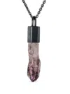 Parts Of Four Talisman Specimen Pendant Necklace In 银色